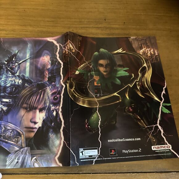 Soul Calibur IV Namco Games Poster PS2 - Picture 2 of 5